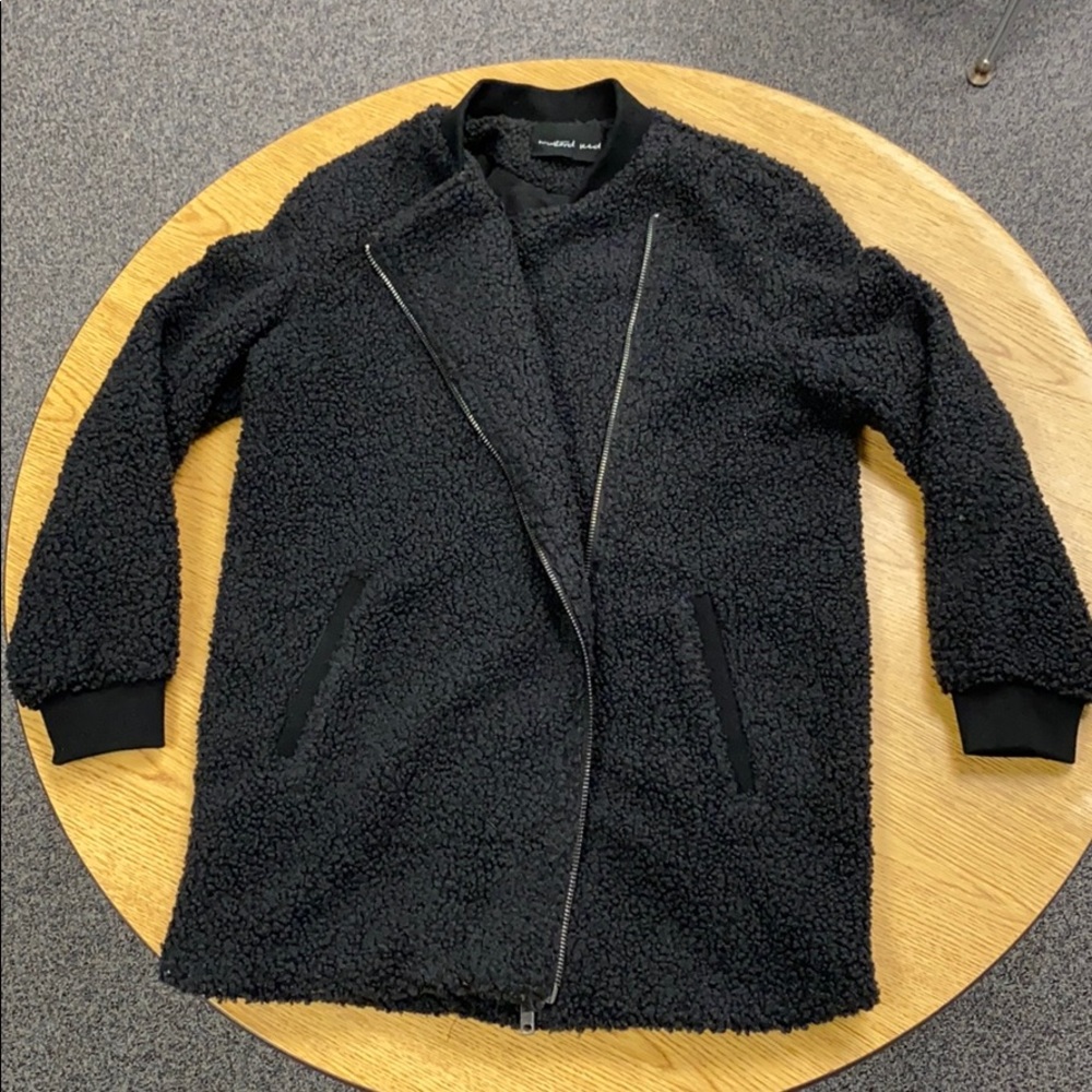 Mustard Seed teddy bear coat size M.